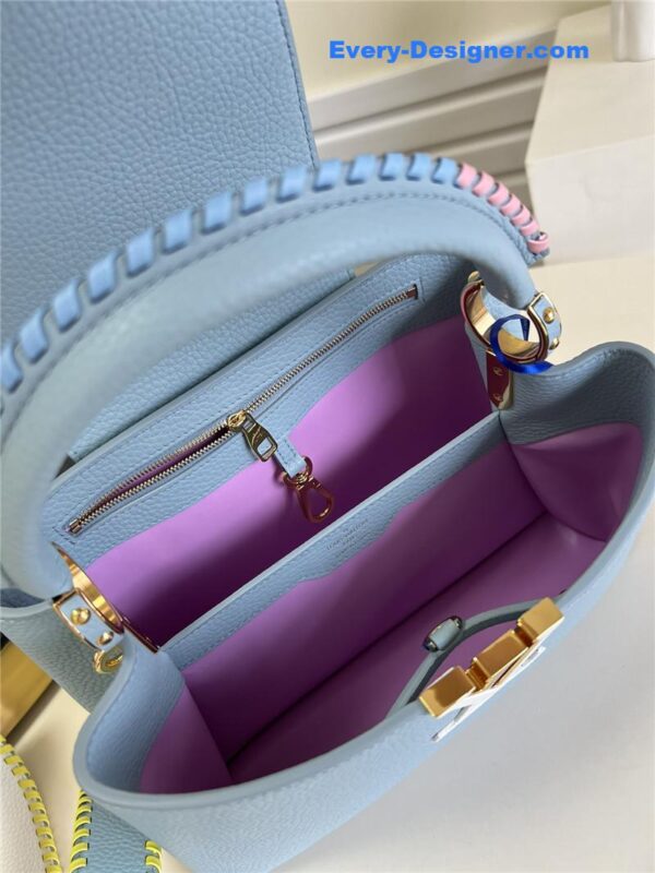 louis vuitton lv capucines mm taurillon leather bag - Image 4