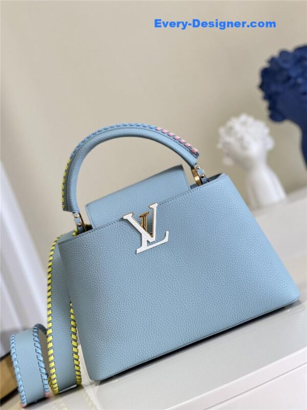 louis vuitton lv capucines mm taurillon leather bag - Image 5