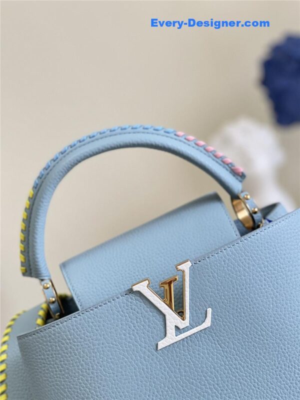 louis vuitton lv capucines mm taurillon leather bag - Image 7