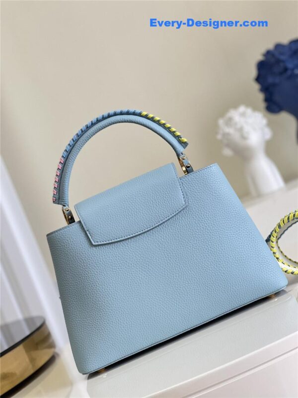 louis vuitton lv capucines mm taurillon leather bag - Image 8