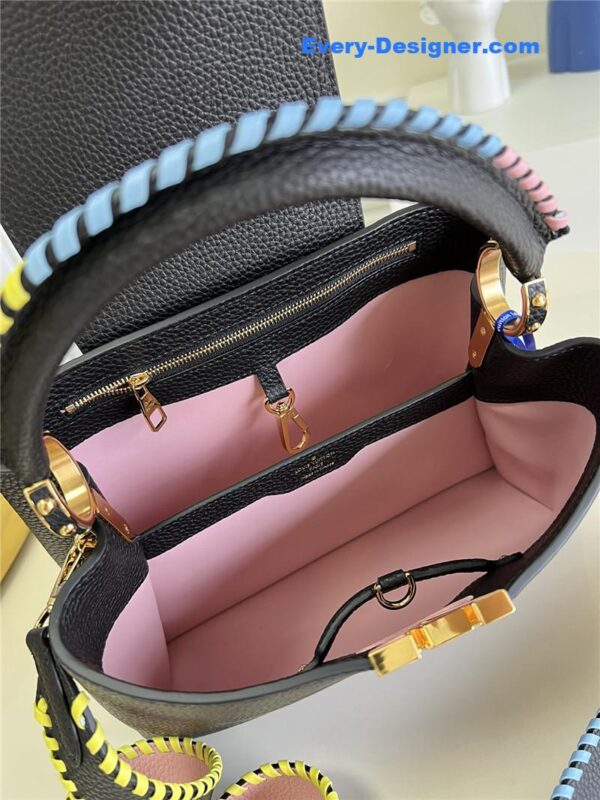 louis vuitton lv capucines mm taurillon leather bag - Image 5