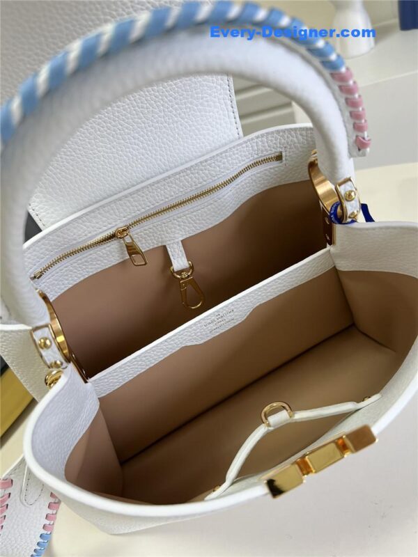louis vuitton lv capucines mm taurillon leather bag - Image 7