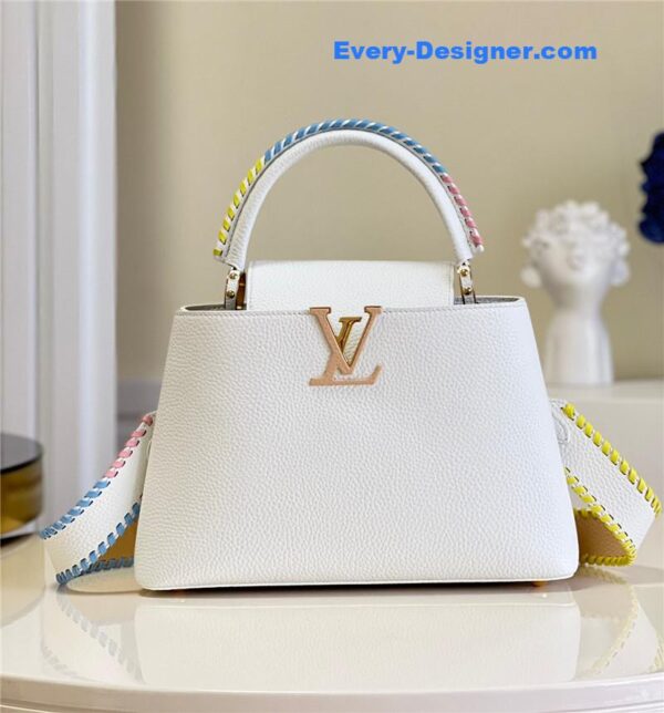 louis vuitton lv capucines mm taurillon leather bag - Image 9