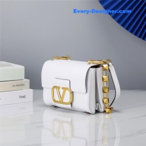 valentino garavani stud sign shoulder bag