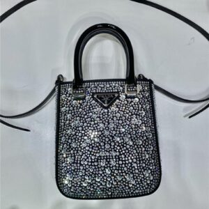 prada crystal tote bag
