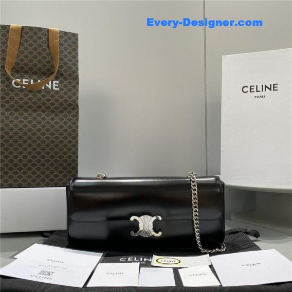 celine triomphe chain shoulder bag - Image 2
