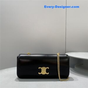 celine triomphe chain shoulder bag