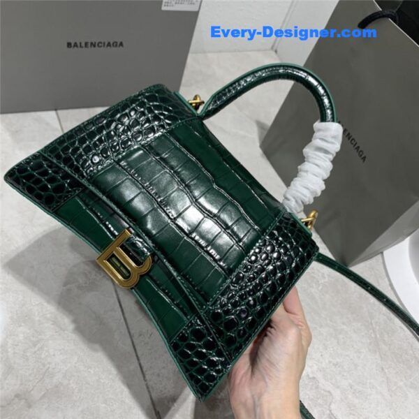balenciaga hourglass bag crocodile small - Image 5
