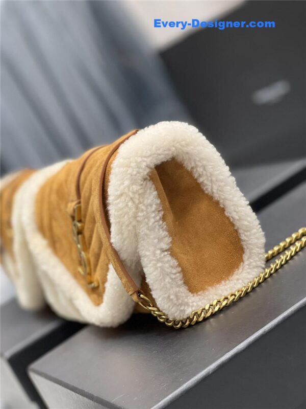 ysl wool suede envelope bag - Image 8