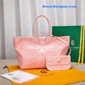 goyard pink medium shopping bag