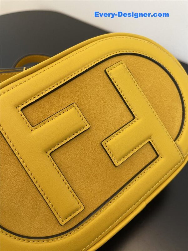 fendi logo suede camera bag - Image 3