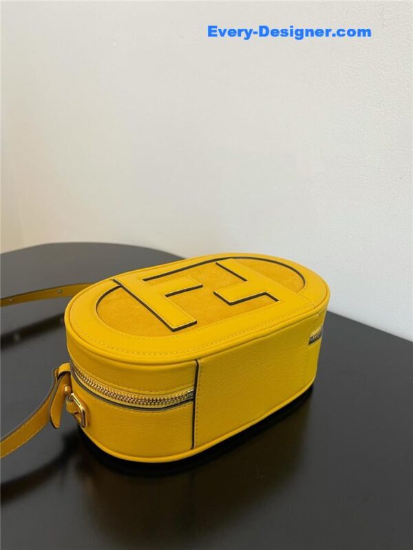 fendi logo suede camera bag - Image 4