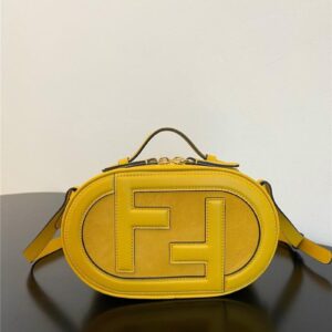 fendi logo suede camera bag