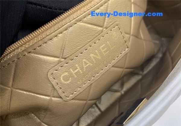 Chanel badge cf metal decorative chain bag large - Image 2