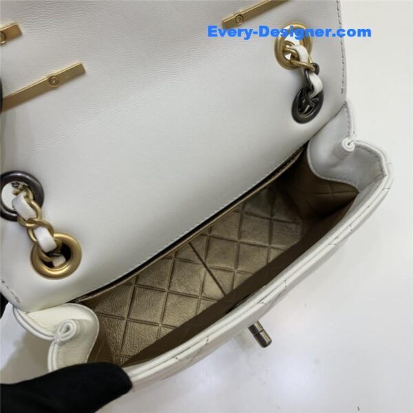 Chanel badge cf metal decorative chain bag - Image 3