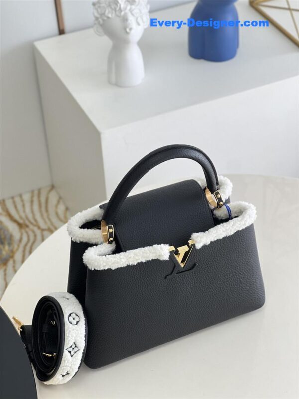 louis vuitton lv capucines mm taurillon leather bag - Image 5