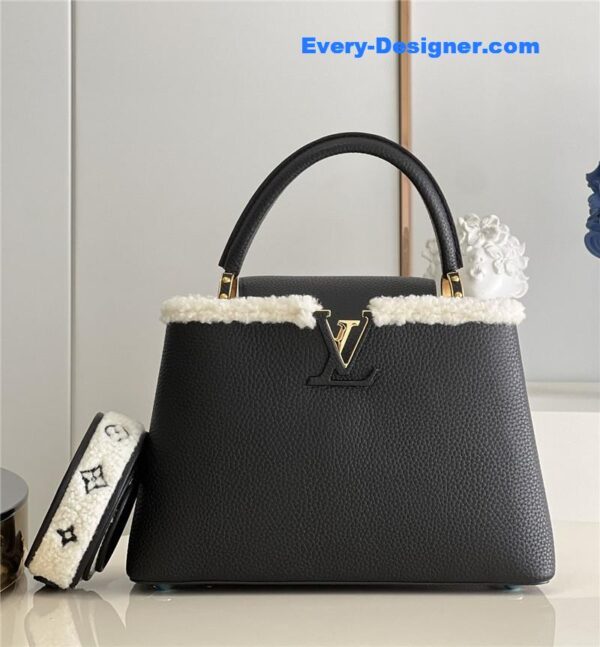louis vuitton lv capucines mm taurillon leather bag - Image 7