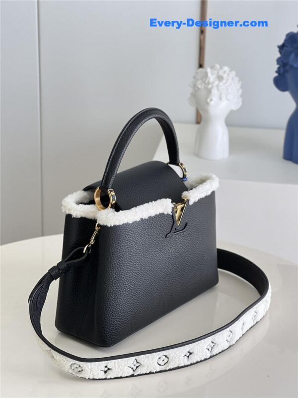 louis vuitton lv capucines mm taurillon leather bag - Image 8