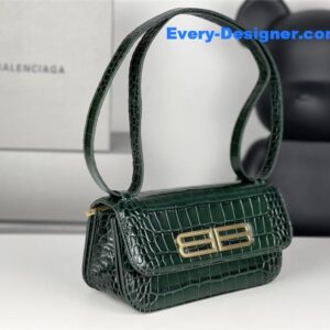 balenciaga gossip small bag crocodile