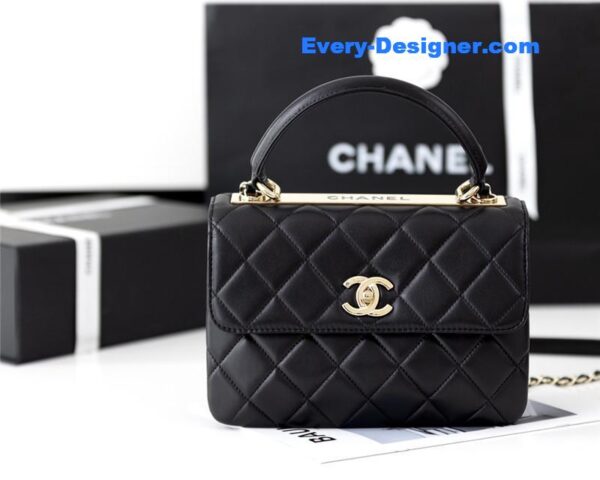 Chanel trendy cc bag black - Image 8