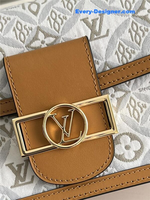 louis vuitton lv dauphine small white monogram canvas bag - Image 7
