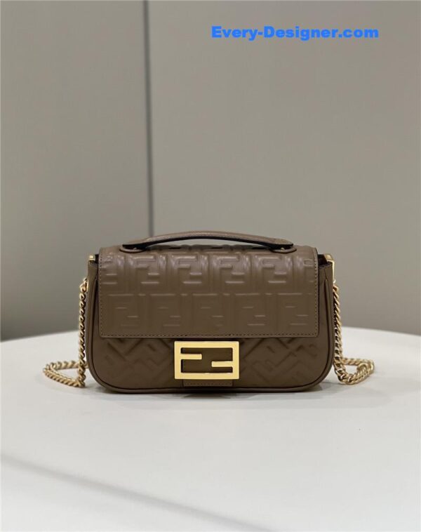 fendi classic embossed baguette bag - Image 9