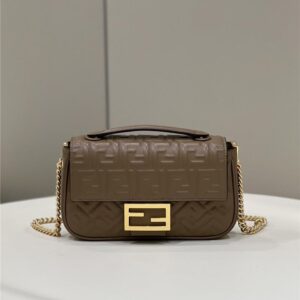 fendi classic embossed baguette bag