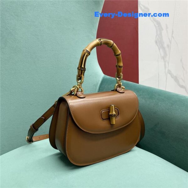 Gucci bamboo 1947 jumbo small top handle bag - Image 3