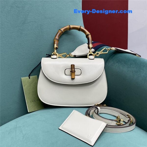 Gucci bamboo 1947 jumbo small top handle bag - Image 2