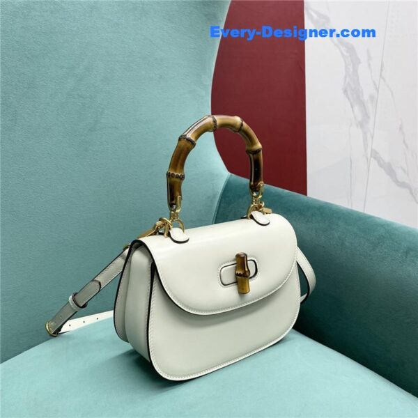 Gucci bamboo 1947 jumbo small top handle bag - Image 3