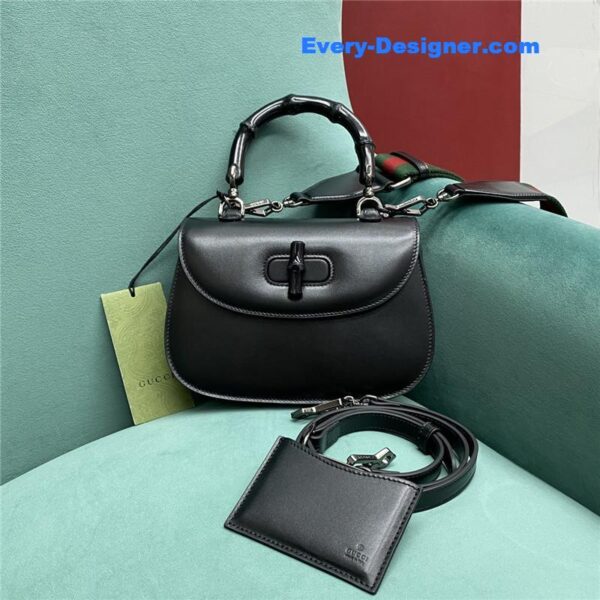 Gucci bamboo 1947 jumbo small top handle bag - Image 3