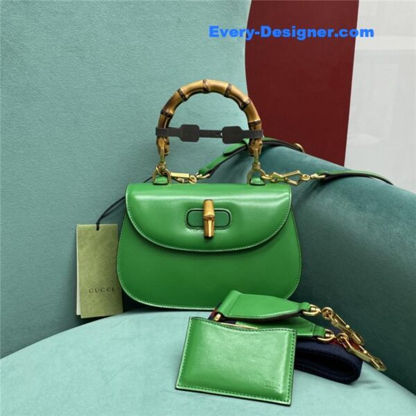 Gucci bamboo jumbo small top handle bag - Image 3