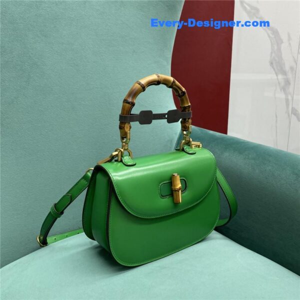 Gucci bamboo jumbo small top handle bag - Image 4