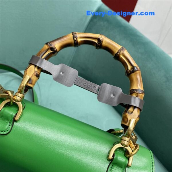Gucci bamboo jumbo small top handle bag - Image 9