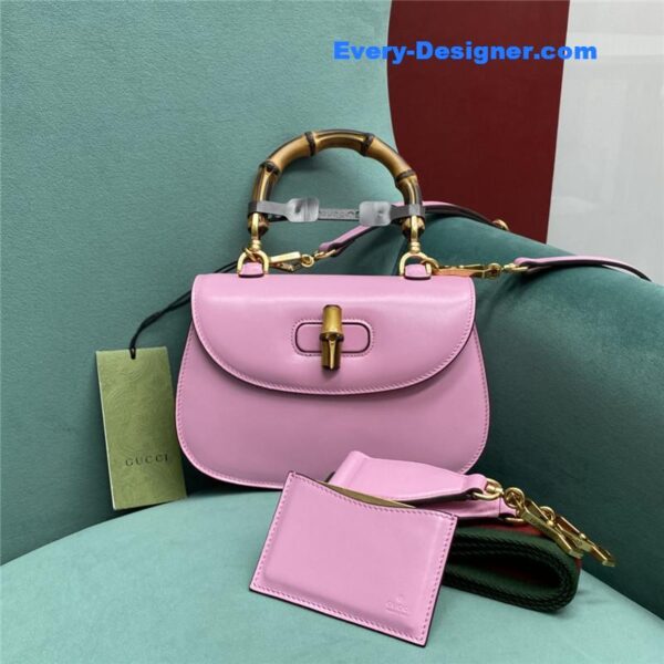 Gucci bamboo jumbo small top handle bag - Image 3