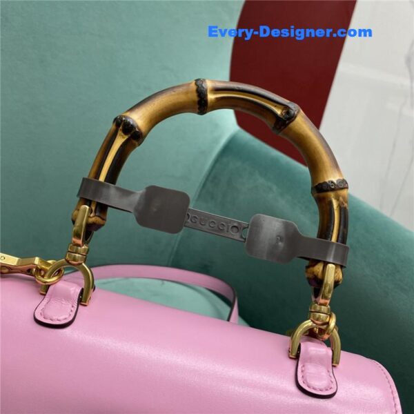 Gucci bamboo jumbo small top handle bag - Image 9