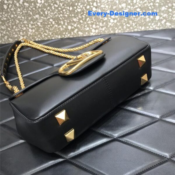 valentino garavani stud sign leather shoulder bag - Image 2