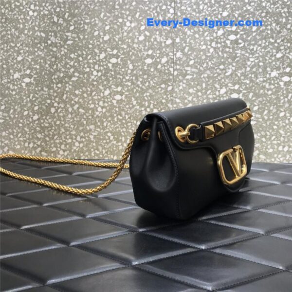 valentino garavani stud sign leather shoulder bag - Image 7