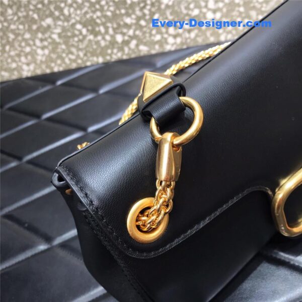 valentino garavani stud sign leather shoulder bag - Image 9