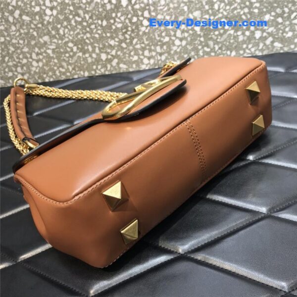 valentino garavani stud sign leather shoulder bag - Image 4