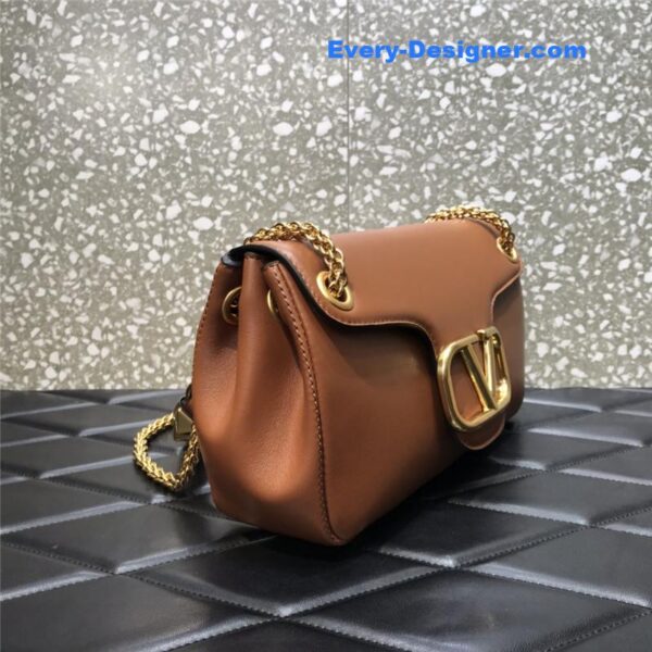 valentino garavani stud sign leather shoulder bag - Image 3