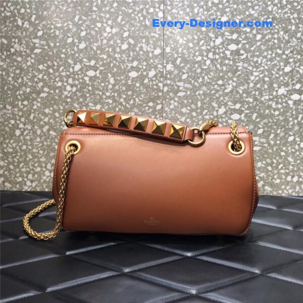 valentino garavani stud sign leather shoulder bag - Image 8