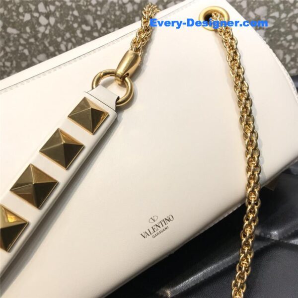 valentino garavani stud sign leather shoulder bag - Image 4