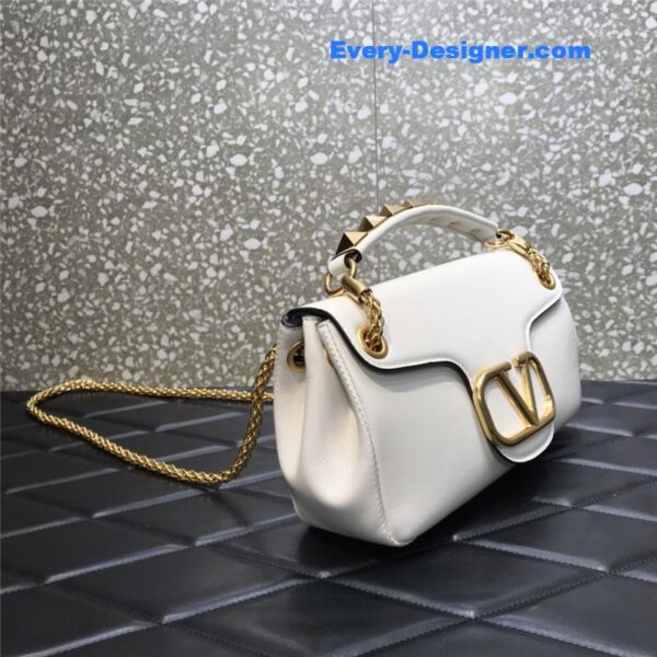 valentino garavani stud sign leather shoulder bag - Image 6