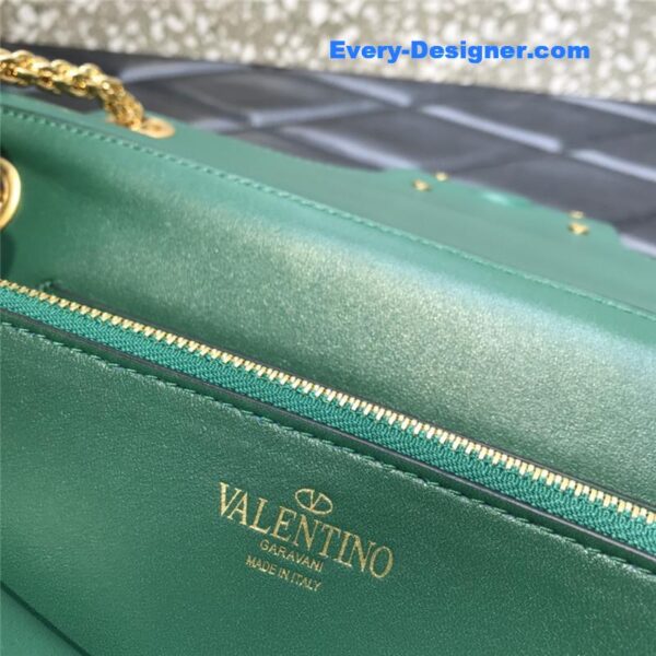 valentino garavani stud sign leather shoulder bag - Image 3