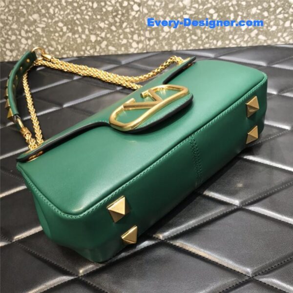 valentino garavani stud sign leather shoulder bag - Image 7