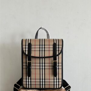 burberry check backpack