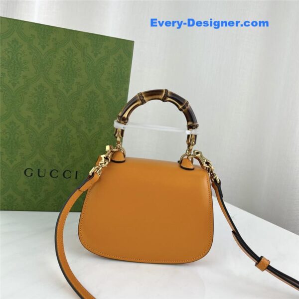 Gucci mini top handle bag with bamboo - Image 6