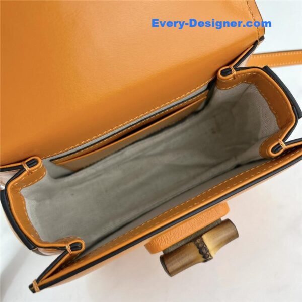 Gucci mini top handle bag with bamboo - Image 7