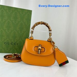 Gucci mini top handle bag with bamboo